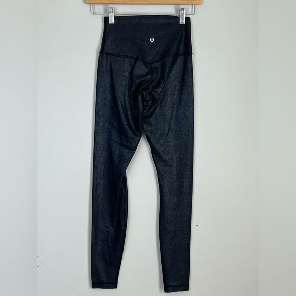 Lululemon Align Ribbed High-Rise Legging 28" Shine Sz 4 2024 Style - Picture 7 of 12
